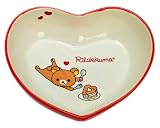 超特価20％OFF【リラックマ】 ハートシリーズ ボウル(お皿) レッド 陶器製 大人気～赤の画像