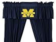NCAA Michigan Wolverines - 5pc Jersey Drapes Curtains and Valance Set