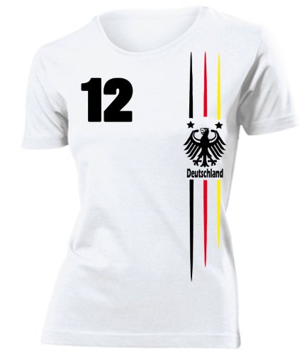 DEUTSCHLAND FRAUEN FUSSBALL EM 2013 FANSHIRT 3306(F) Gr. S