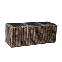 Siena Garden 496050 Pflanzkasten Likos, grau 18x18x48cm