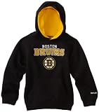 NHL Toddler Boston Bruins Sportsman Pullover Fleece Hoodie - R54C4Paa (Black, 4T)