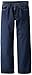 Wrangler Big Boys' Authentics Loose Fit Jean, Dark Rinse, 10