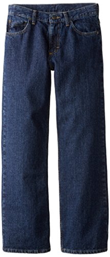 Wrangler Big Boys' Authentics Loose Fit Jean, Dark Rinse, 10