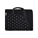 Casecrown Laptop Slim Neoprene Skin Sleeve With Carrying Handle (black) For The Sony Vaio Vgn-ns140e/w 15.4-inch Laptop