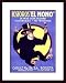 Fosforos El Mono, Art Poster with Wood Frame, poster size: 18 x 24