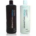 Sebastian Drench Moisturizing Shampoo & Conditioner Liter set (33.8 oz)