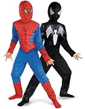 Reversible Spider-Man Red To Black Classic Costume, Child S(4-6)