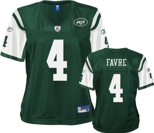 Brett Favre Green Reebok Premier New York Jets Women's Jersey