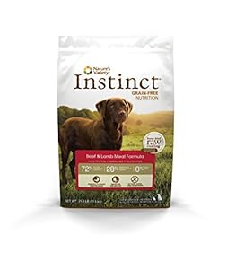 Nature's Variety Instinct Grain Free Beef & Lamb Meal Formula Dry Dog Food, 25.3 lb. Bag