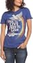 Lucky Brand Women's Free To Live Tee,Cobalt Blue,Small