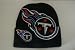 NFL Tennessee Titans Black Cuffed Double Logo Knit Beanie Hat Ski Skull Cap Lid Toque
