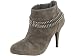 Reneeze VANE-1 Suede Upper Women's High-Heels Ankle Boots - Gray, Size 8