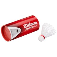 Wilson Badminton Nylon Federb�lle Championship 3er Dose 79 (fast)