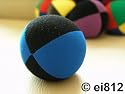Jonglierbälle: HENRYS Beanbag Superior 67mm, schwarz-blau