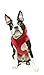 Gooby - Fleece Vest Hoodie, Small Dog Pull Over Hooded Fleece Jacket with Leash Ring, Red, Large