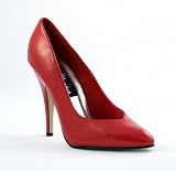 Seduce 5 Inch Sexy Red High Heel Shoes Plain Pump Pleaser