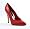 Seduce 5 Inch Sexy Red High Heel Shoes Plain Pump Pleaser Size: 5