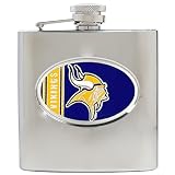 Minnesota Vikings NFL 6oz Stainless Steel Hip Flask