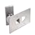 Hama 084438 Next LCD Wall Bracket - Silver