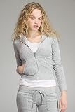 Juicy Couture Silver Lining Velour Zip Hoodie