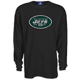 Jets Reebok Men's Faded Logo Thermal Tee