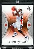 2006 07 SP Authentic Gerald Wallace Charlotte Bobcats Basketball Card #9 - Mint Condition - In Protective Display Case !!