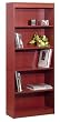 Bookcase in Bordeaux Finish By Bestar Furniture