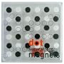 Super Strong Mini Black and White Magnet 36-Piece Set