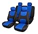 Read FH-FB050114 Univerisal Car Seat Cover Full Set Blue/black Details FH-FB050114 Univerisal Car Seat Cover Full Set Blue/black