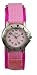 Toys : Limit 6613.24 Children's Silver coloured Pink dial,Quick release pink canvas strap watch