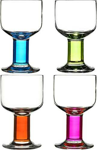 Sagaform Hand-Blown All Purpose Wine Glasses, Set of 4