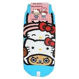 ハローキティ×ワンピース/チョッパー《2ピースBL》レディースソックス☆キャラクターグッズ（女性用靴下）通販☆