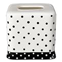 Dots Tissue Box Cover - Black/ White