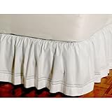 IMAGE OF D.Kwitman & Son Hemstitch Gathered Bed Ruffle - Queen - White