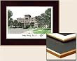 Bradley University Collegiate Laminated Collegiate 18x14 Lithograph