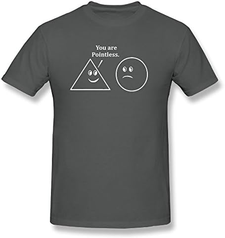Mens Cotton Funny You Are Pointless T-shirts Tee