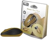 SWEEX Wireless Mouse Golden Kiwi Gold mit Netzschalter An-/Aus 250 Stunden Dauernutzung 2000 DPI nano dongle