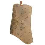 Agate Pendant 09 Stone Plume Agate Slab Brown Copper Leaf Dendritic Healing Crystals 2.5