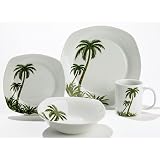 Florida Marketplace 16−pc. Palm Tree Dinnerware