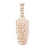 EXP Handmade Peach and Ivory Terracotta Vase