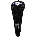 MLB McArthur Tampa Bay Rays Black Magnetic Golf Club Headcover