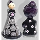 Cheese Nutmeg Grater Doll- Black- Small Paris by Apilcina
