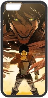LeonardCustom Protective Hard Rubber Coated Cell Phone Cover Case for New iPhone 6S &amp; iPhone 6 (4.7"), Attack on Titan -LCI6U1487