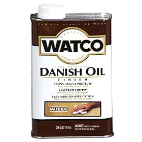 Watco Danish Oil Finish - 65741 Qt Natural Danish Oil