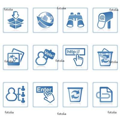 Web Icons : Internet And Website Ii Wall Decal (12
