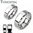 Tungsten Carbide Ring With Edged Multi-Facelet Prism Design