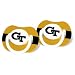 Georgia Tech Yellowjackets NCAA Pacifier (3 Pack)