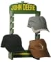 JOHN DEERE tractor radiator Wooden HAT RACK holder wall home decor