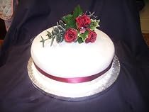 Iced Fruit Christmas Cake