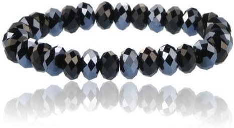 Jet Crystal Stretch Bracelet Fashion Jewelry
